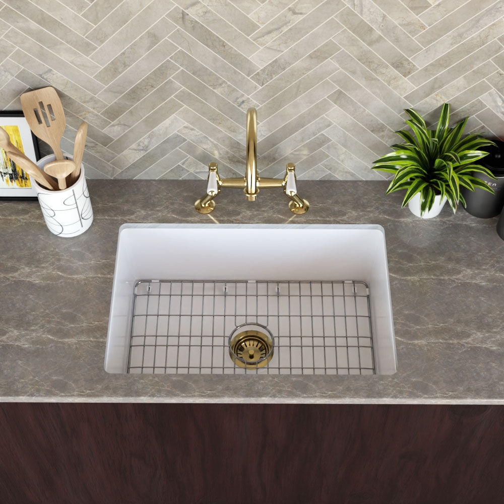 Valquest 28" Undermount Fireclay Single Bowl Kitchen Sink