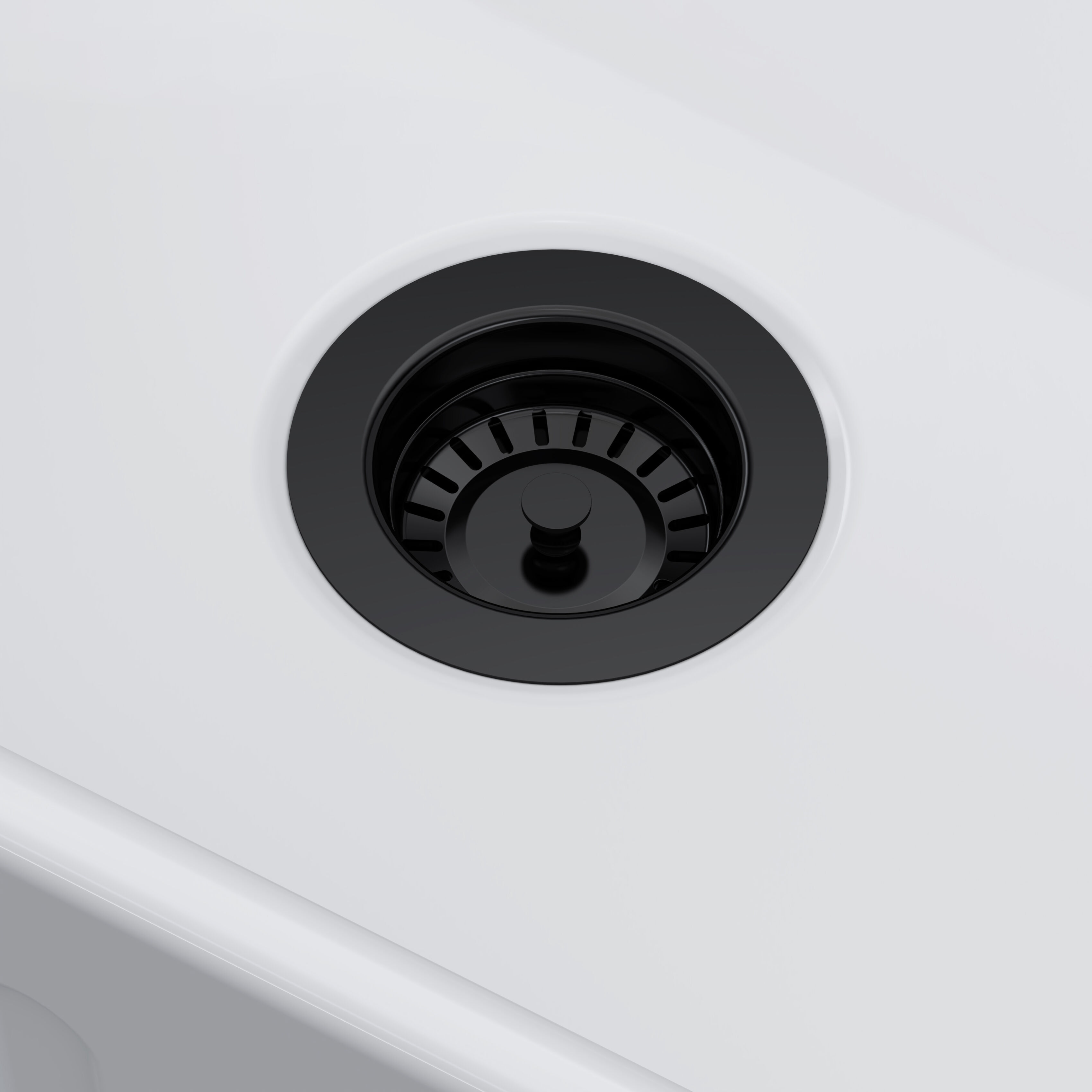 Valquest Kitchen Sink Drain - Matte Black Finish